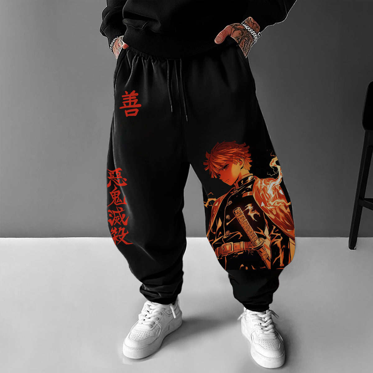 Unisex “  Demon slayer ” Casual Streetwear Pants| KNY
