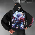 Unisex Vintage Silver Fox Fleece-Lined Hoodie丨Comicssoul