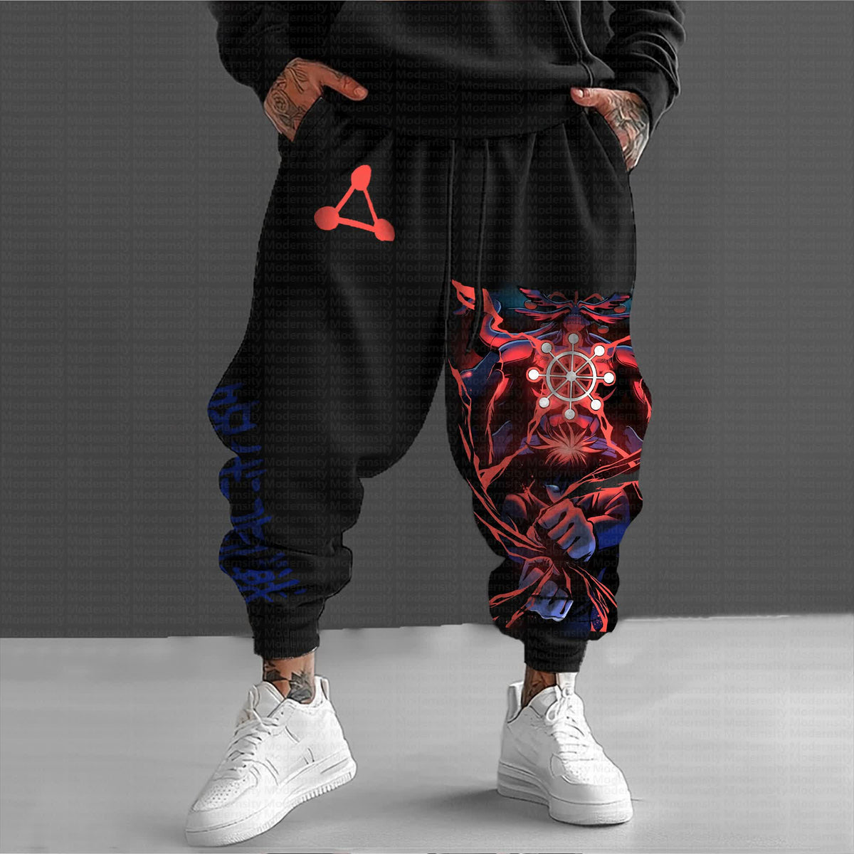 Unisex “JJK”Anime Printed Gift Oversized Regular Athletic Pants
