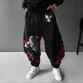 Unisex “Comicssoul”Anime Printed Gift Oversized Regular Athletic Pants