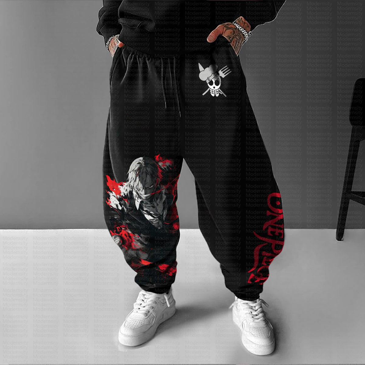 Unisex “Comicssoul”Anime Printed Gift Oversized Regular Athletic Pants