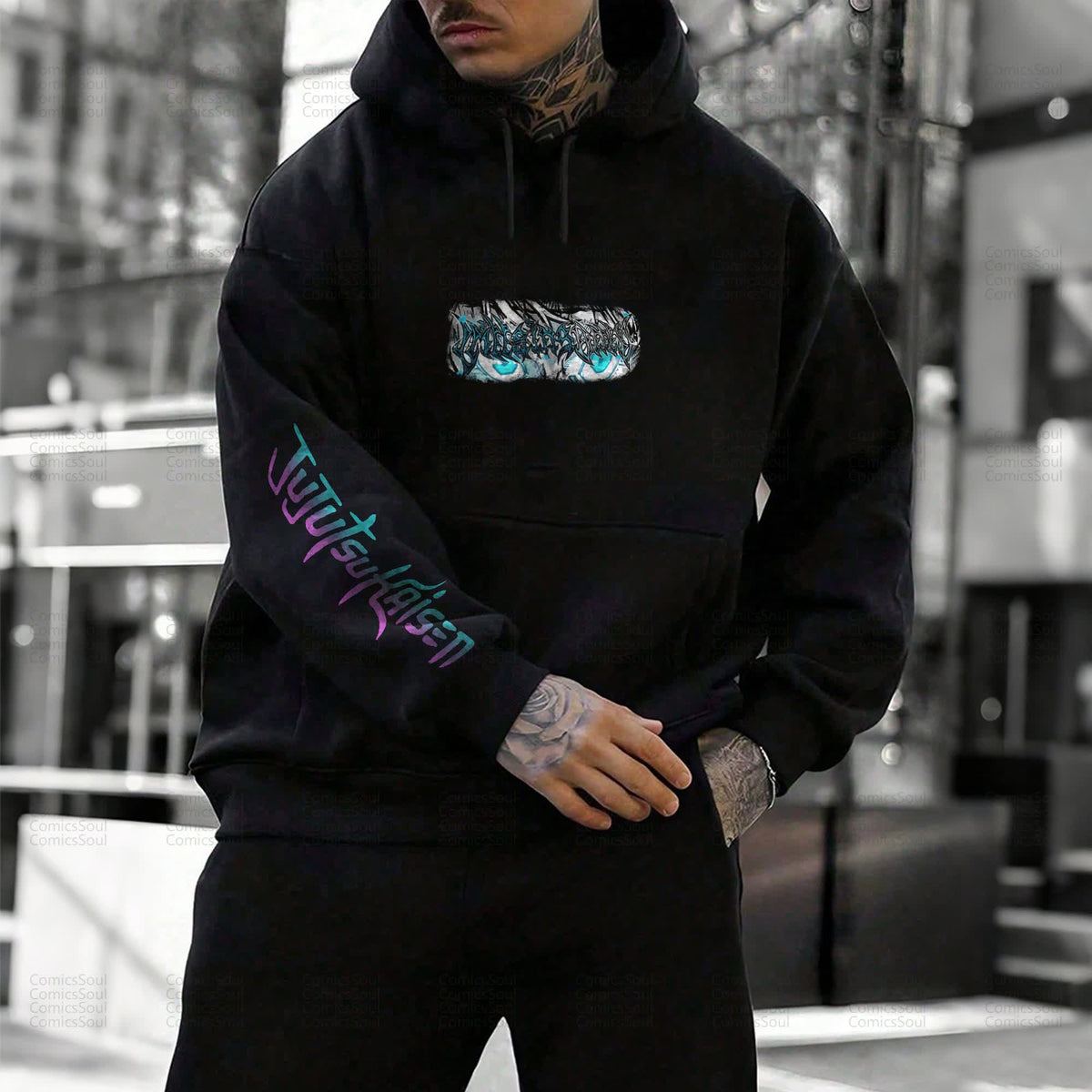 Unisex “Comicssoul” Anime Graphic Streetwear Vintage Hoodie