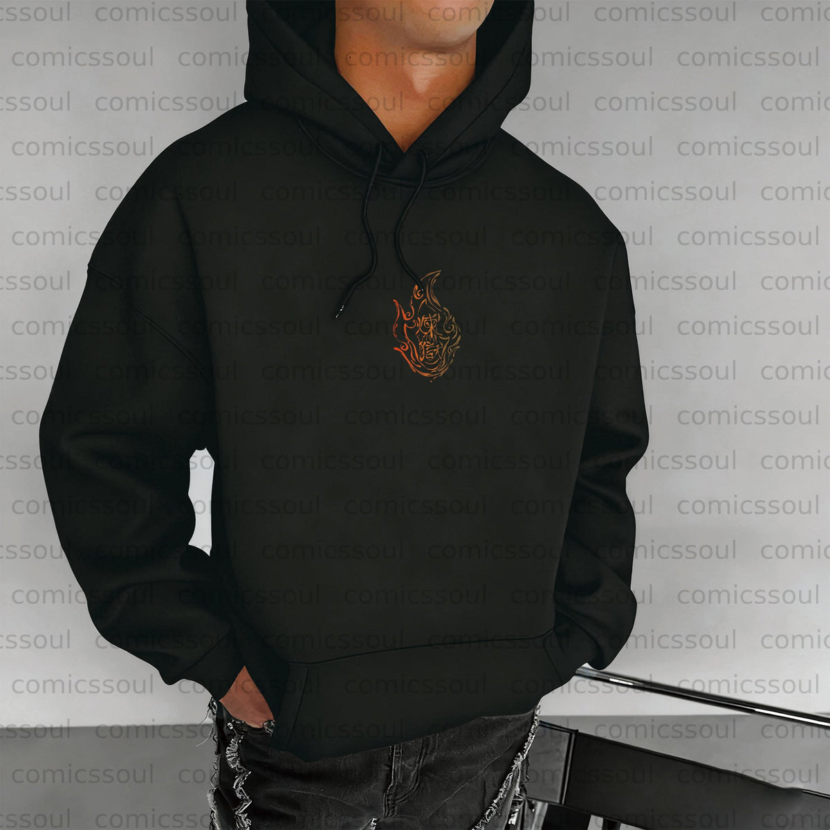 Unisex Anime Graphic Streetwear Vintage Hoodie