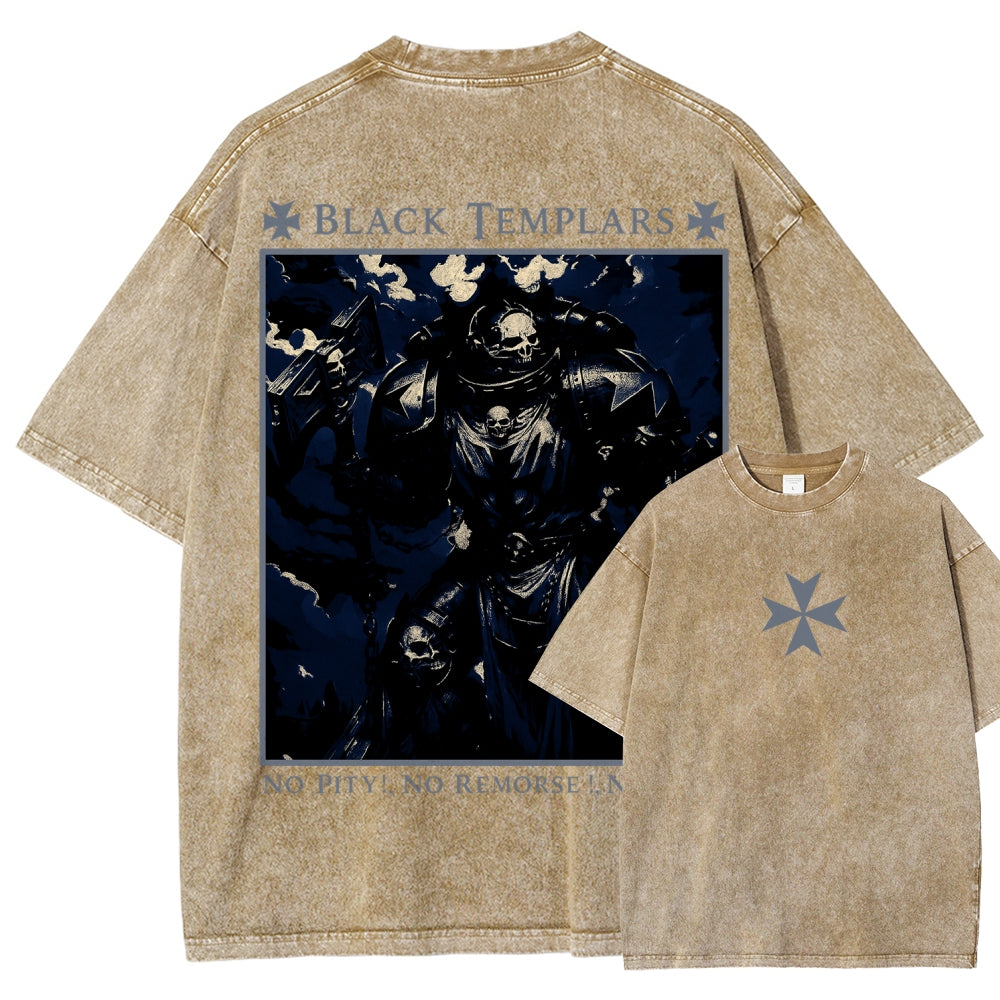 Vintage Casual Washed T-Shirt 2509002319丨WH40K