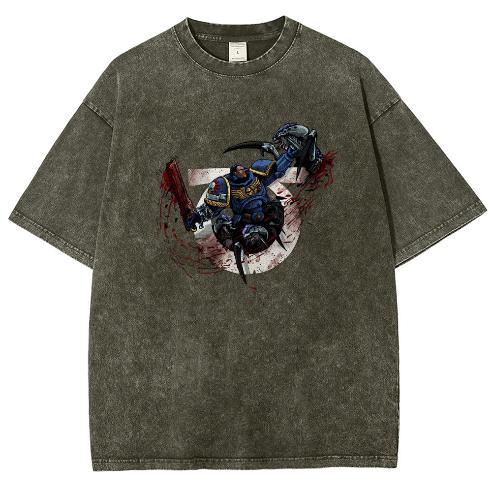Unisex Fit Washed T-Shirt 丨WH40K