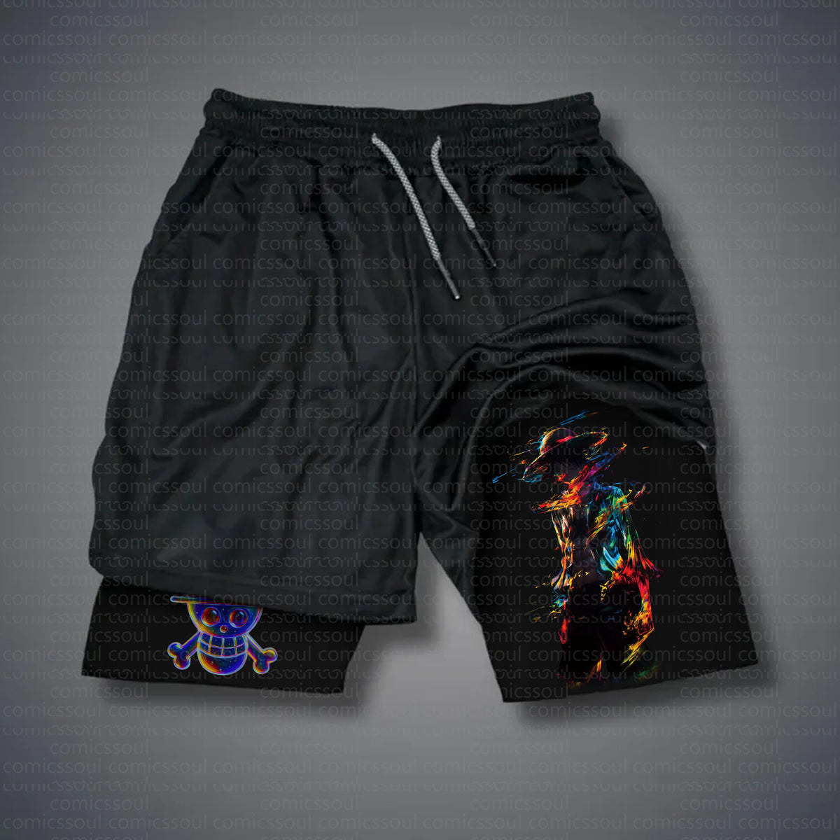 Unisex Casual Anime Streetwear Shorts 丨Comicssoul