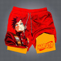Unisex Naruto Anime Graphic Streetwear Shorts