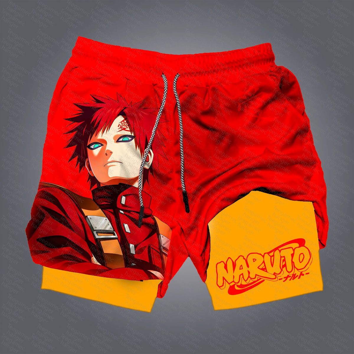 Unisex Naruto Anime Graphic Streetwear Shorts