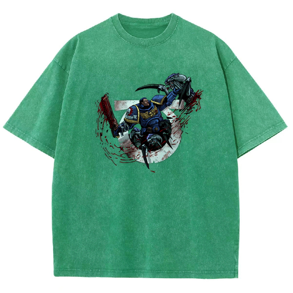 Unisex Fit Washed T-Shirt 丨WH40K