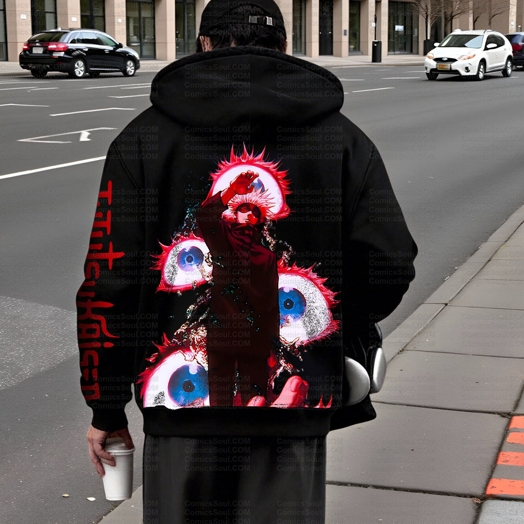 Unisex Graphic Streetwear Vintage Zipper Cardigan Plush Hoodid