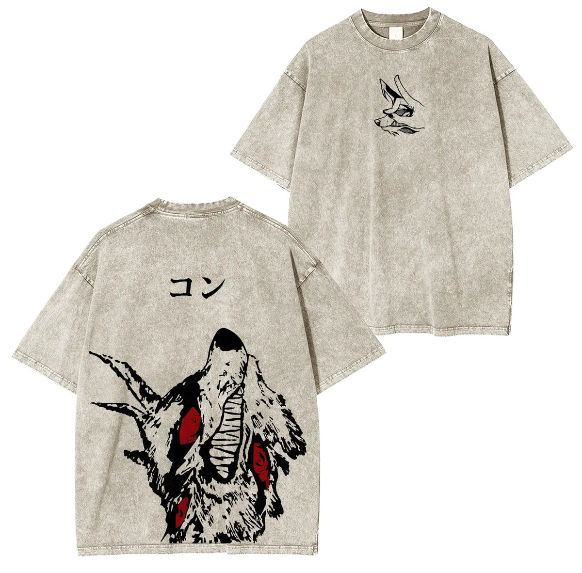 Chainsaw Man Anime Unisex Washed T-Shirt| KNY