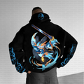 Unisex Anime Inspired Vintage Plush Hoodie