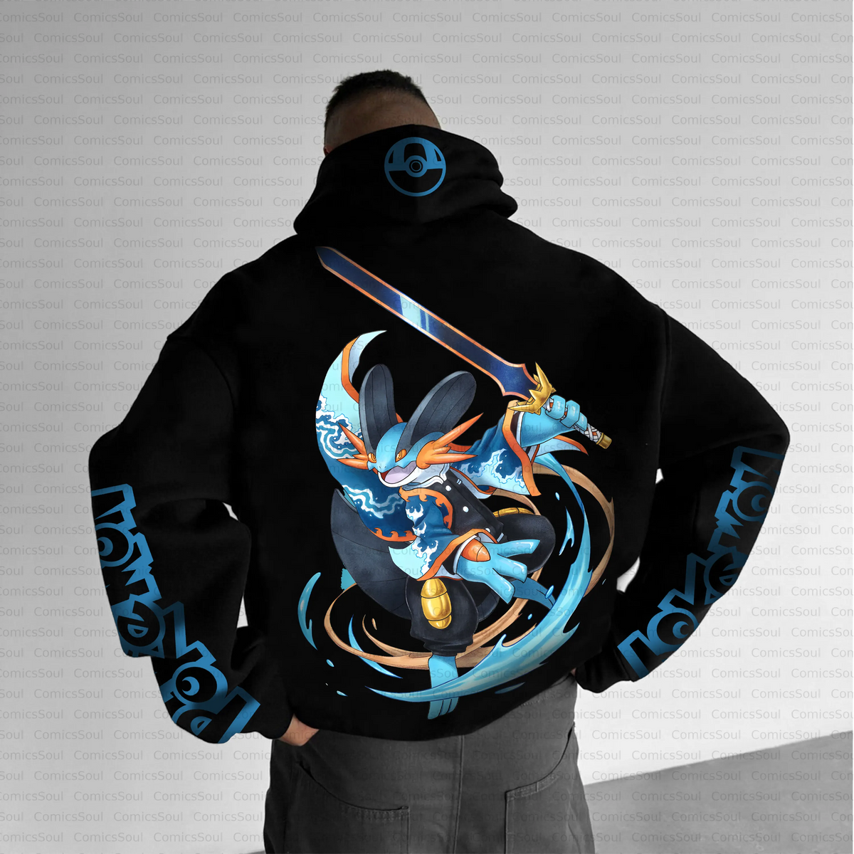 Unisex Anime Inspired Vintage Plush Hoodie