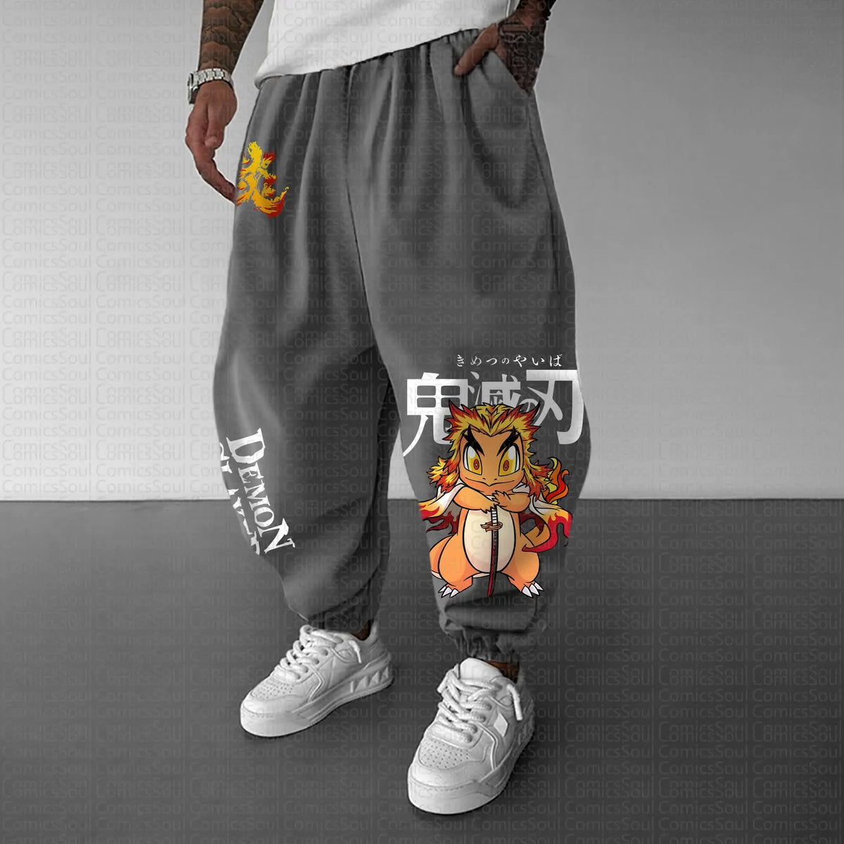 Unisex Anime Inspired Vintage Pants丨Comicssoul X Comicssoul