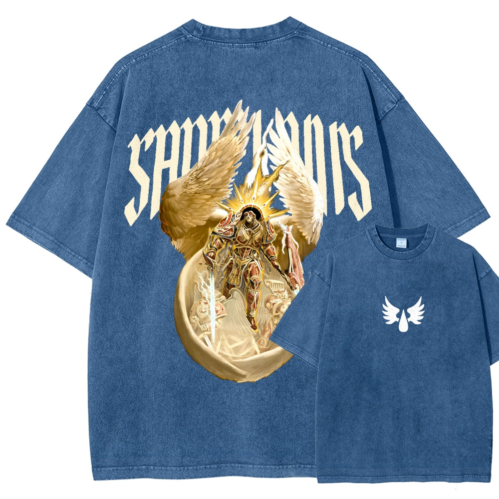 Unisex Fit Washed T-Shirt 2508010341丨WH40K