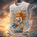 Pirate Crew Graphic Crew-Neck Tank Top