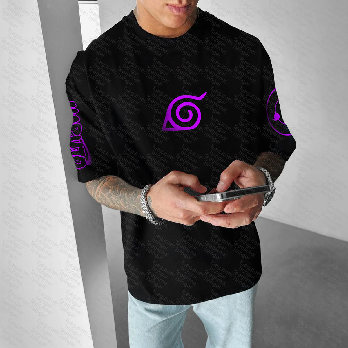 Unisex Naruto Anime Graphic Streetwear T-Shirts