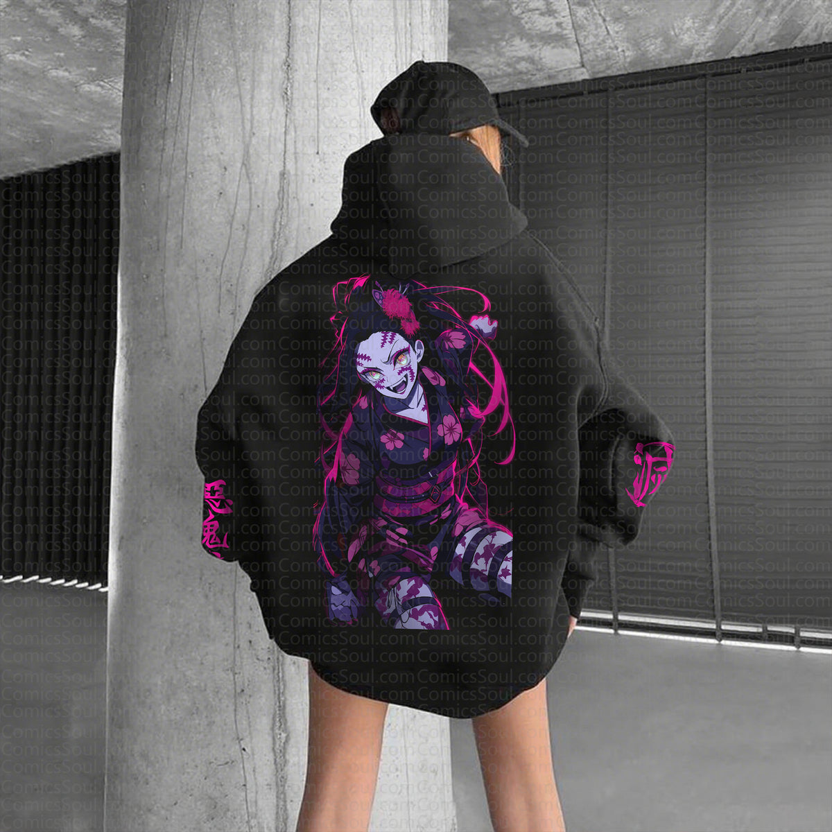 " Comicssoul " Anime Inspired Vintage Hoodie