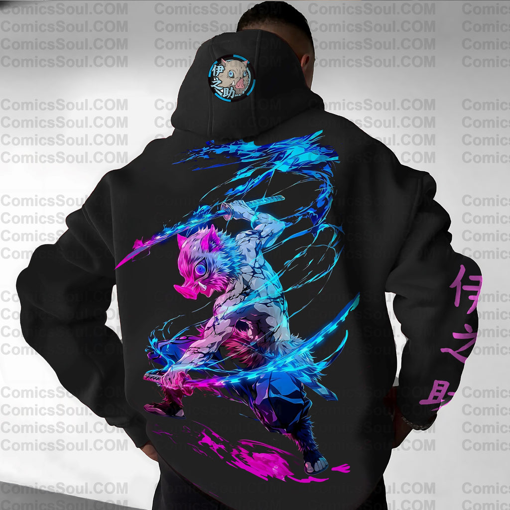 Unisex Anime Graphic Streetwear Vintage Hoodie| KNY