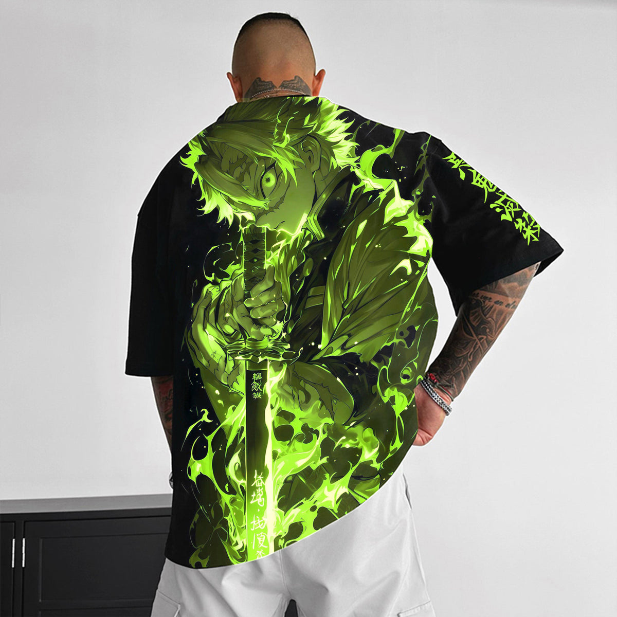 Unisex  " Demon slayer" Anime Inspired Vintage T-Shirt| KNY