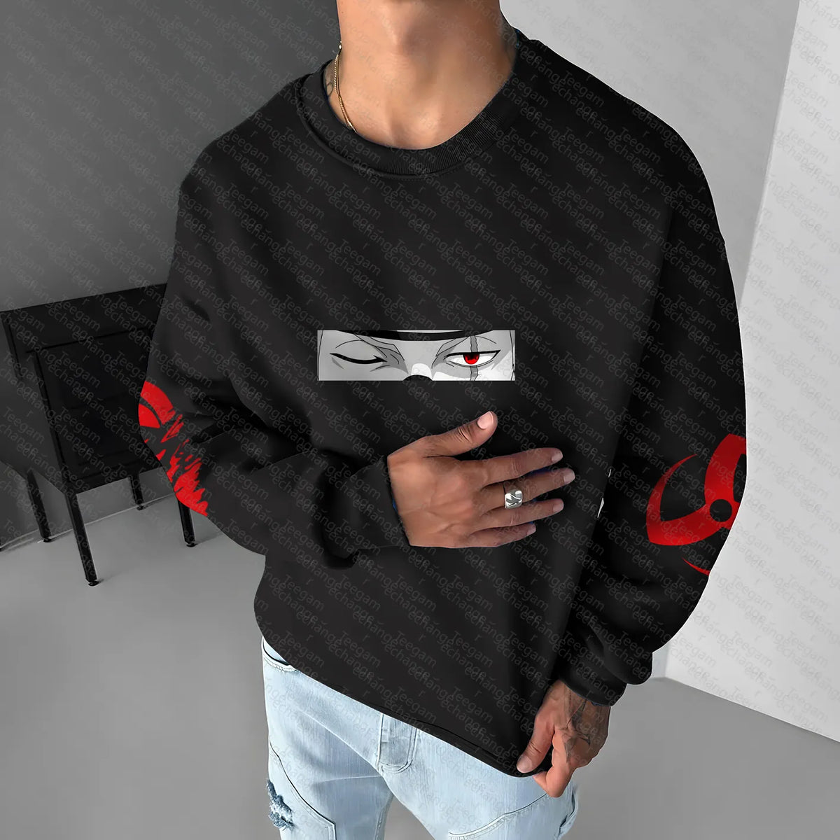 Unisex Naruto Anime Graphic Streetwear Sweatshirt