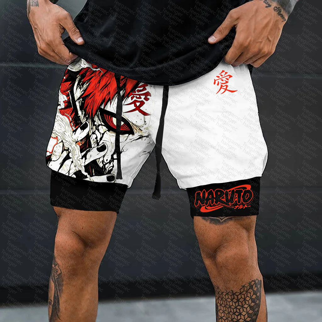 Unisex Naruto Anime Graphic Streetwear Shorts