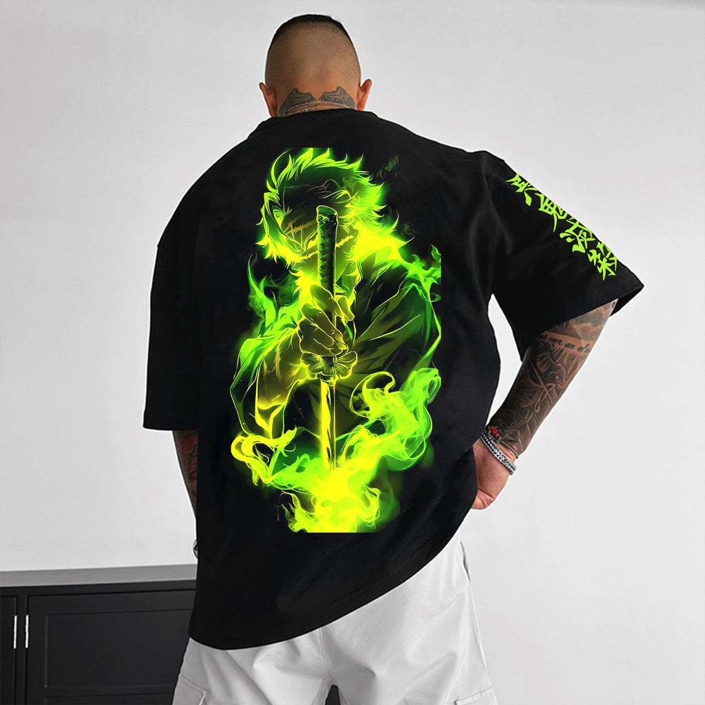 Unisex  " Demon slayer" Anime Inspired Vintage T-Shirt| KNY