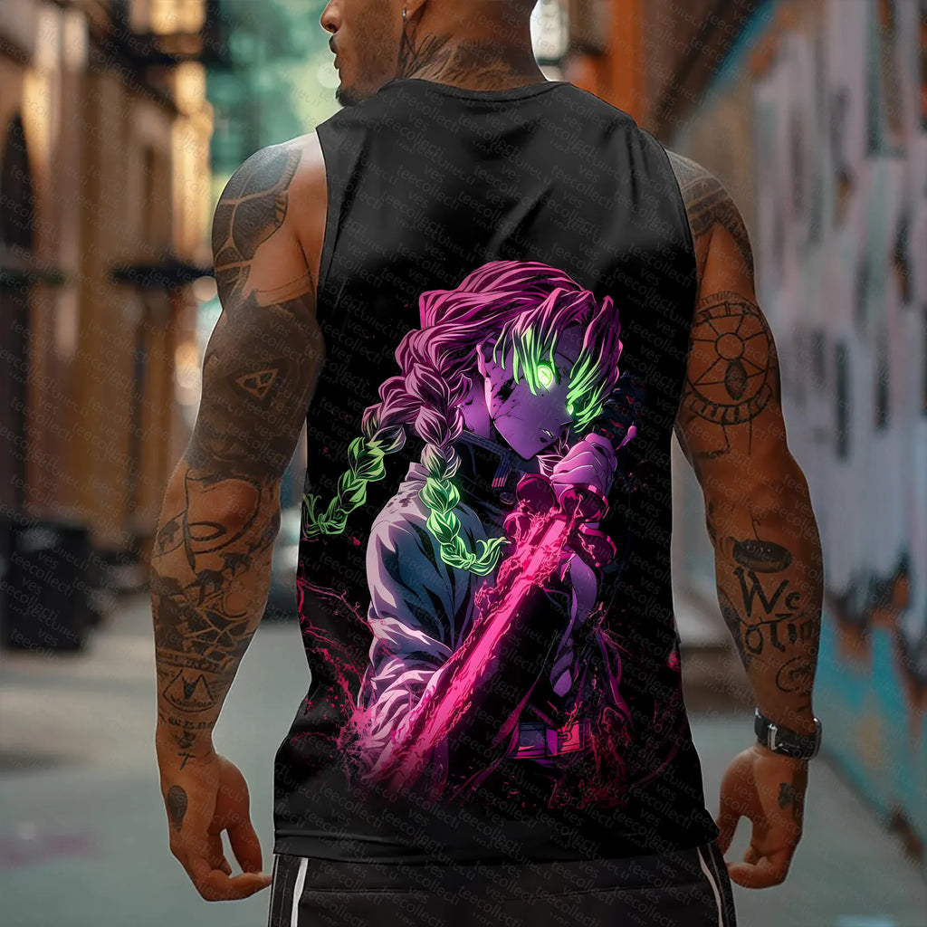 Unisex  “KNY” Casual Anime  Tank Top