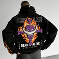 Color-blocked Plush Hoodie