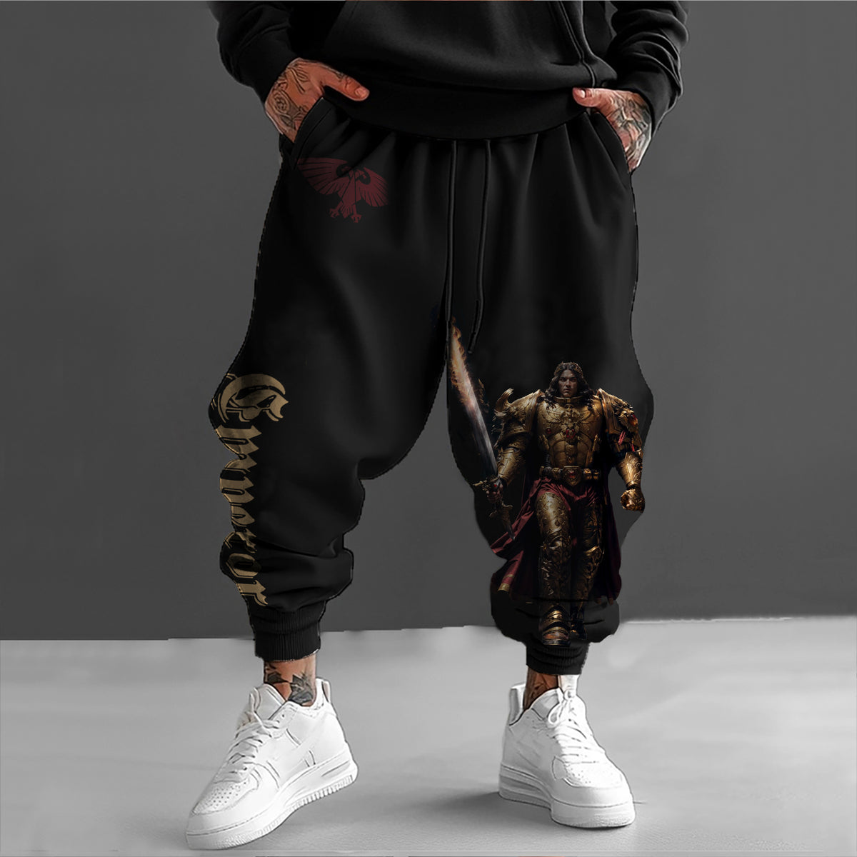 Emperor Of Mankind of WH40K  Art  Casual Streetwear Pants
