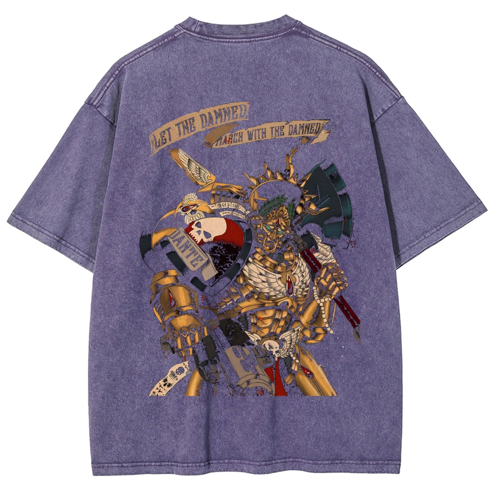 Unisex Fit Washed T-Shirt 丨WH40K