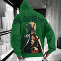 Plus Velvet Unisex Anime Graphic Streetwear Vintage Hoodie