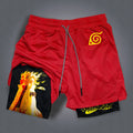 Unisex Naruto Anime Graphic Streetwear Shorts