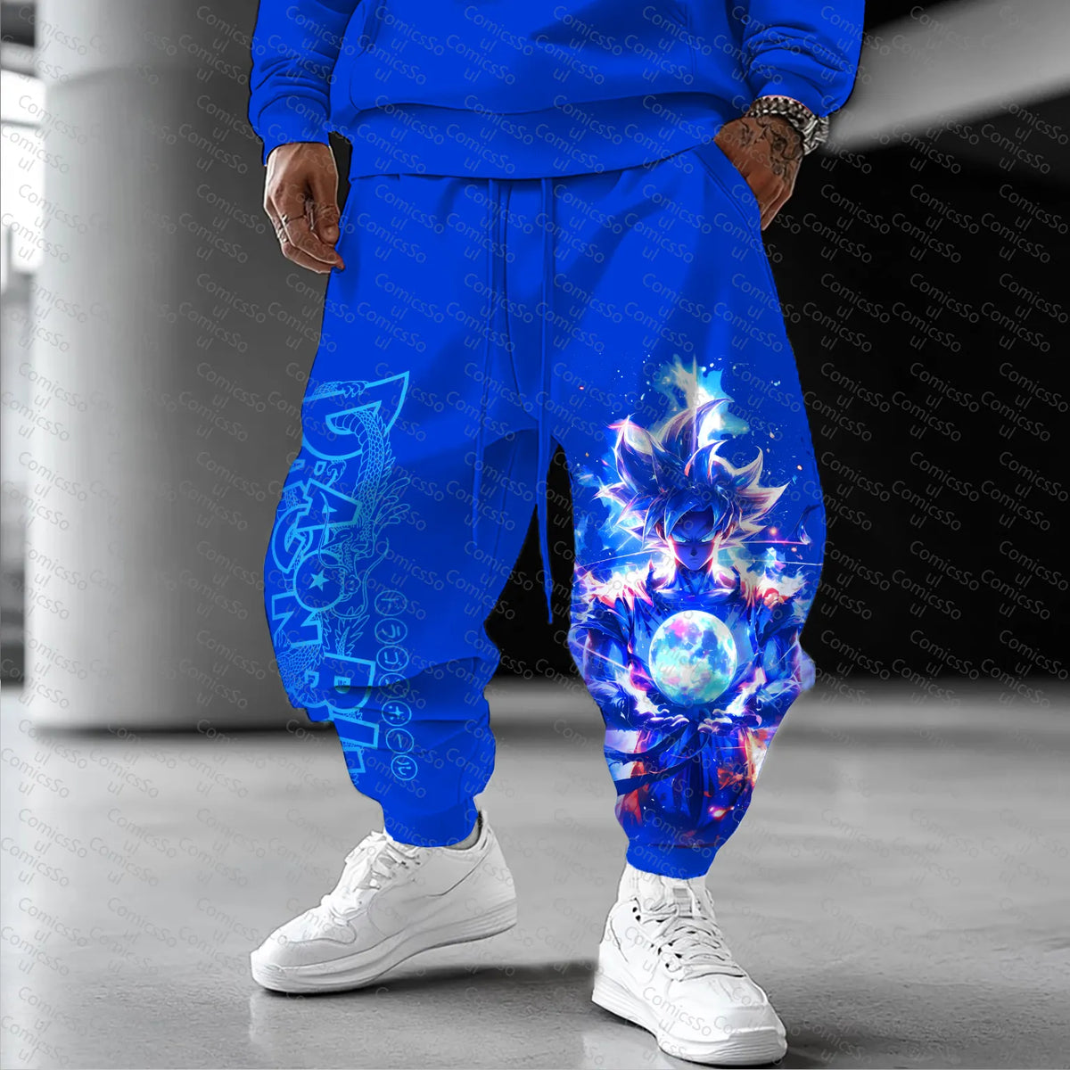 Unisex  Casual Anime Streetwear Pants