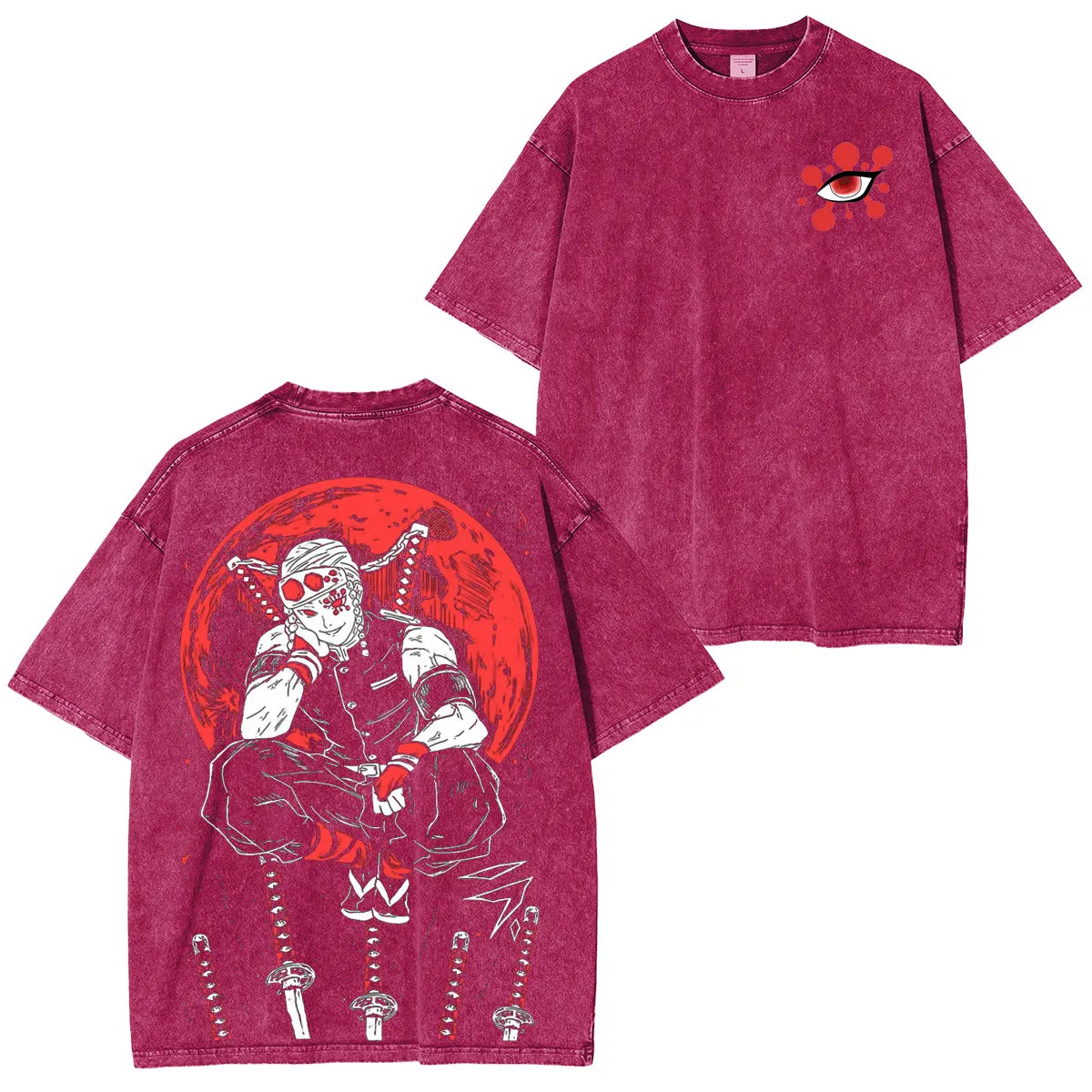 Tengen Uzui,KNY Anime Unisex Washed T-Shirt