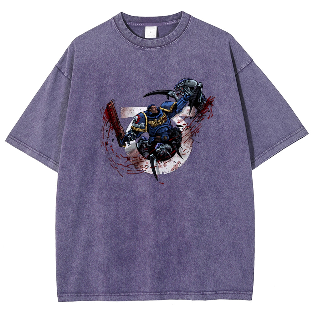 Unisex Fit Washed T-Shirt 丨WH40K