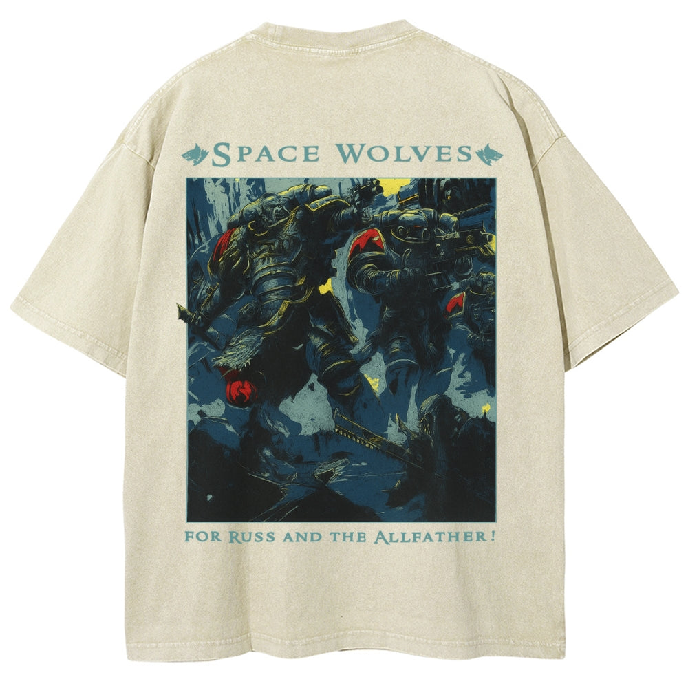 Unisex Fit Washed T-Shirt 丨WH40K