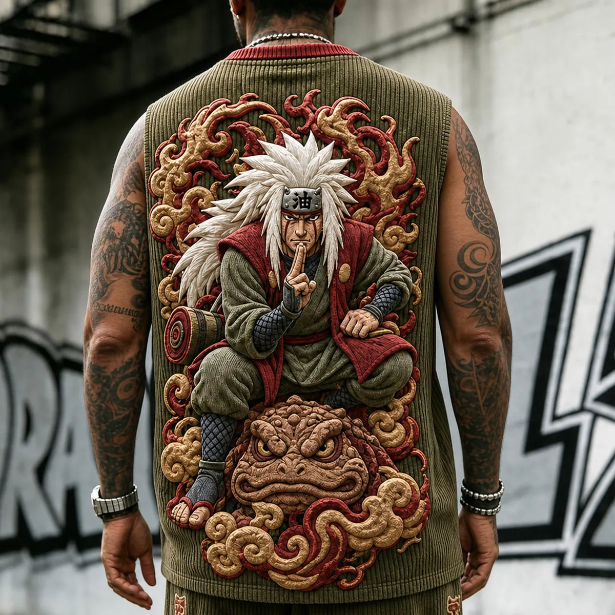 Unisex Anime-print Tank Top