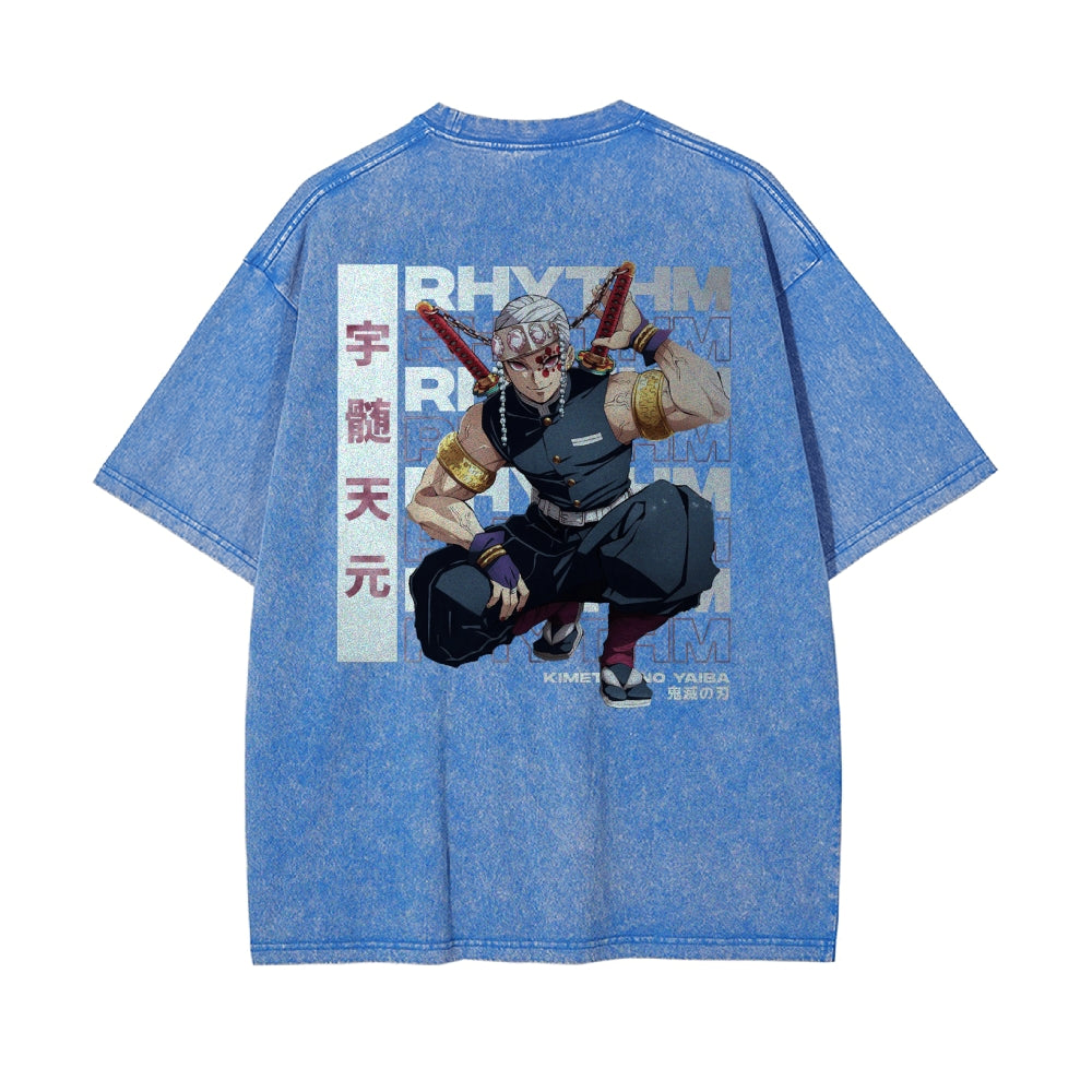 OG Tengen Uzui Vintage Oversized T-Shirt | KNY