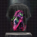 Unisex High Quality Inspired Vintage Washed 3D Direct Injection T-Shirt