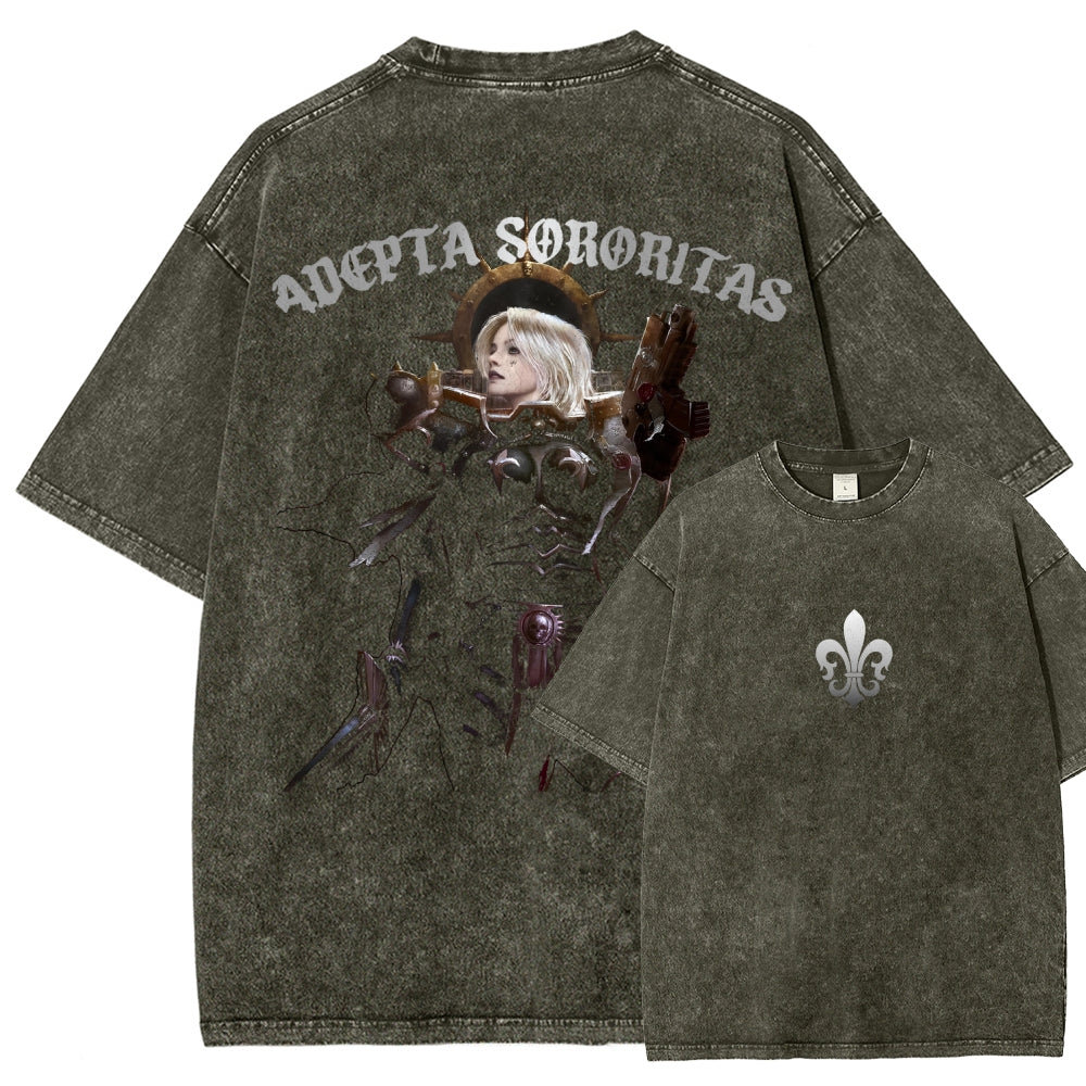 Unisex Fit Washed T-Shirt 丨WH40K