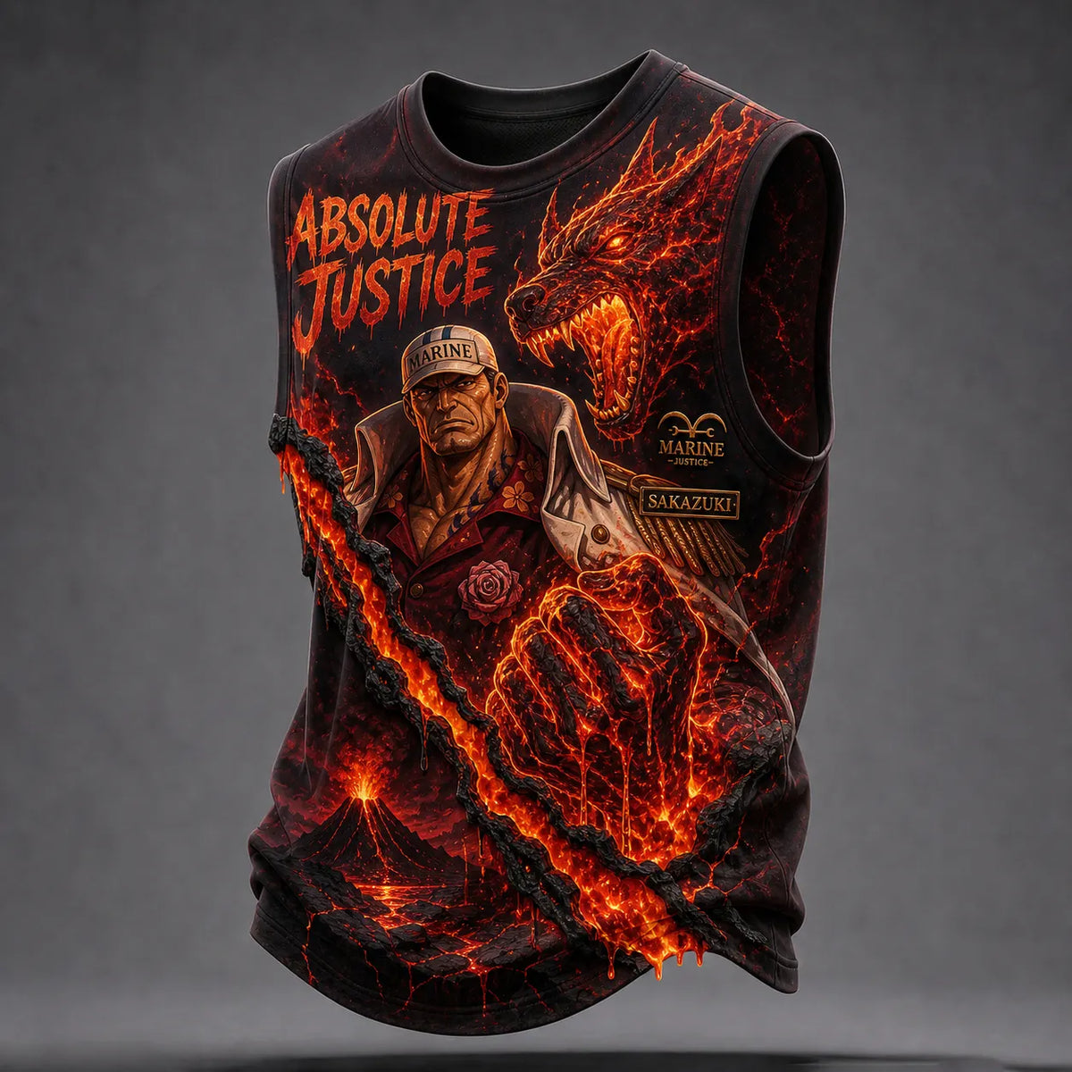 Pirate Crew Graphic Crew-Neck Tank Top