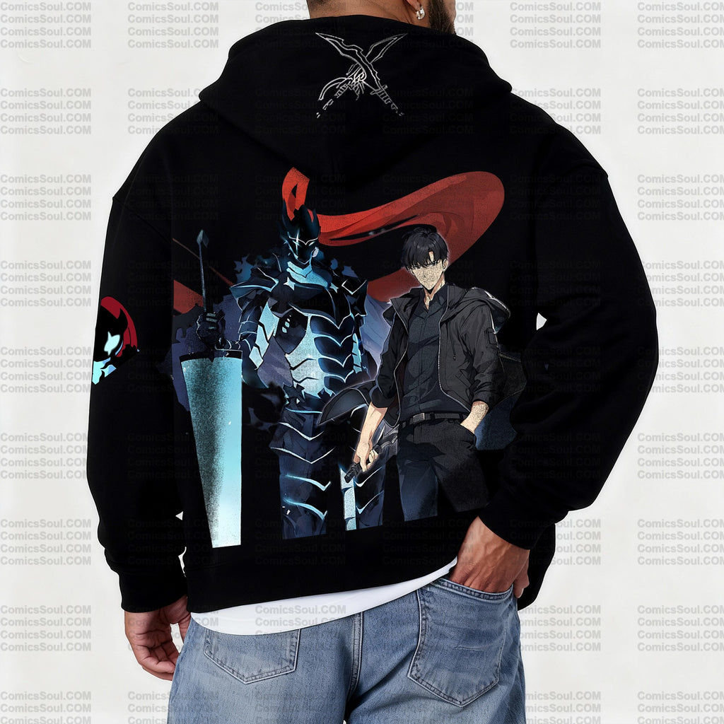 Unisex Graphic Streetwear Vintage Zipper Cardigan Plush Hoodie