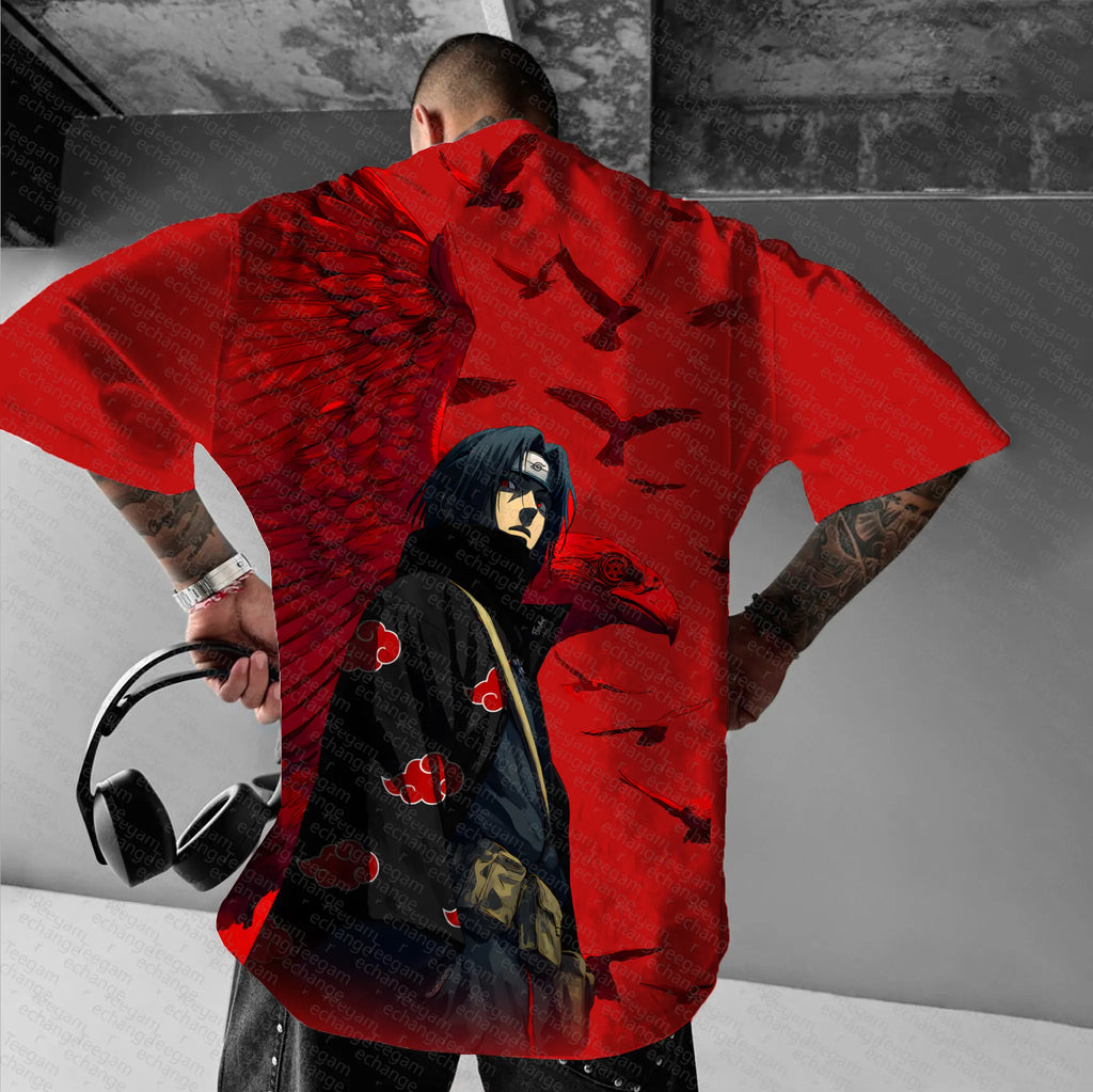 Unisex Naruto Anime Graphic Streetwear T-Shirts
