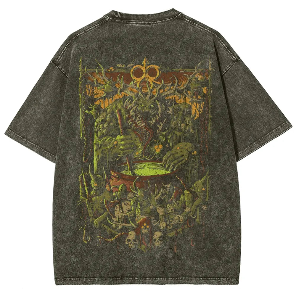 Unisex Fit Washed T-Shirt 2508016342丨WH40K