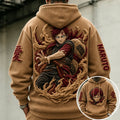 Unisex Anime-print Hoodie