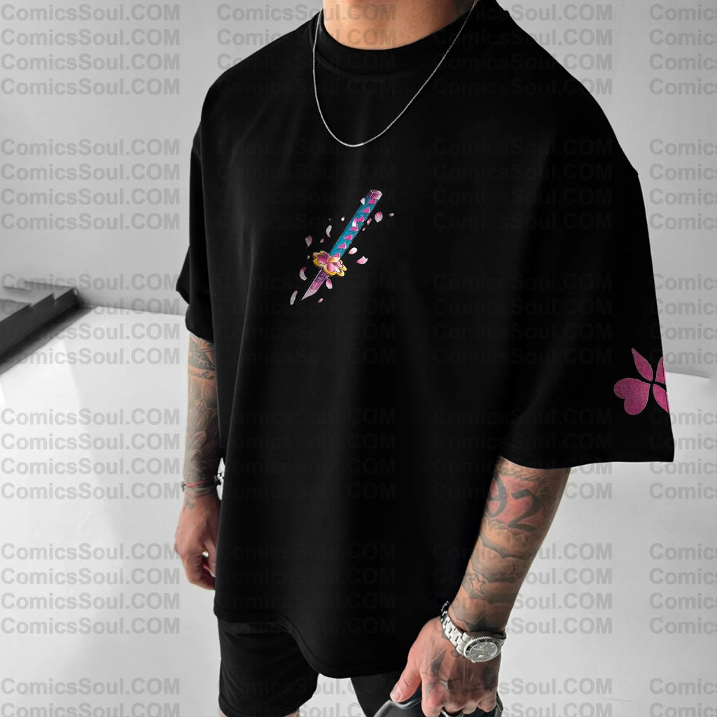 Unisex Anime Inspired Vintage T-Shirt| KNY