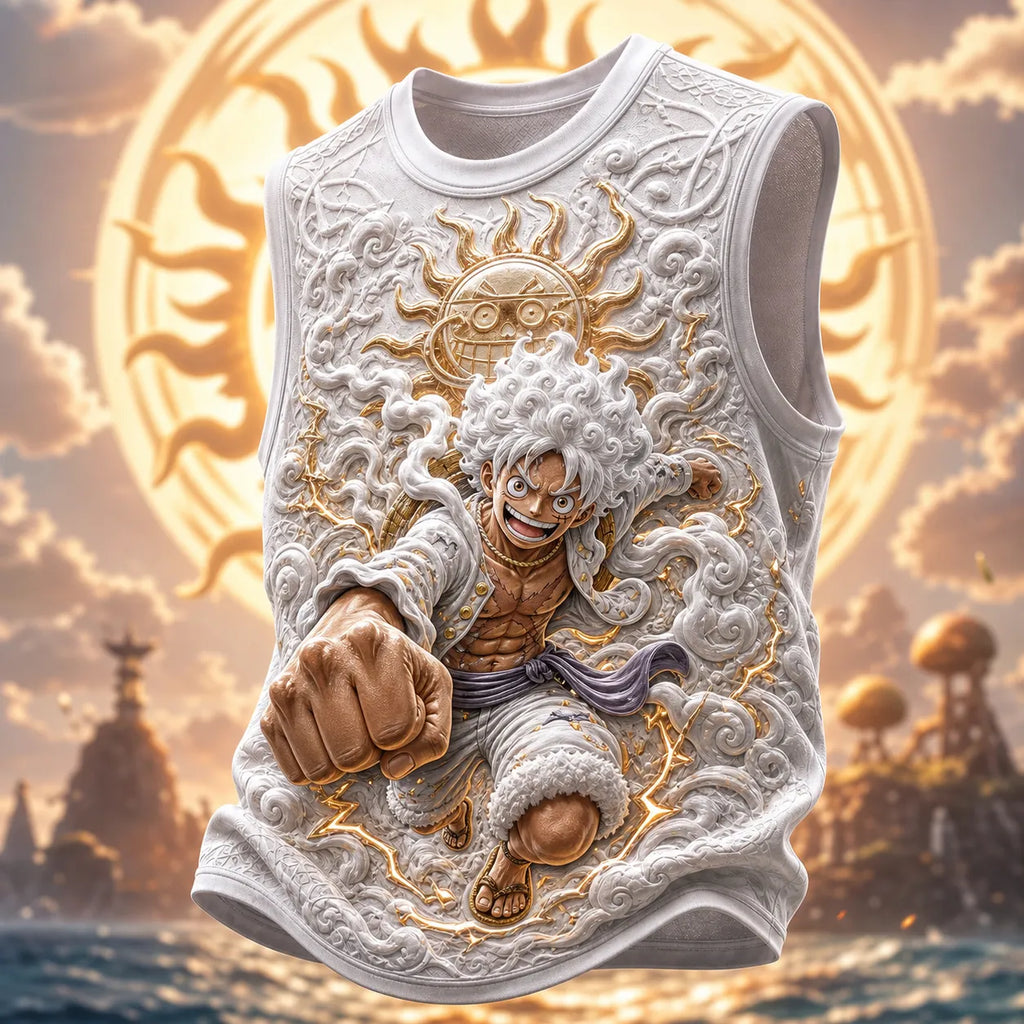 Pirate Crew Graphic Crew-Neck Tank Top