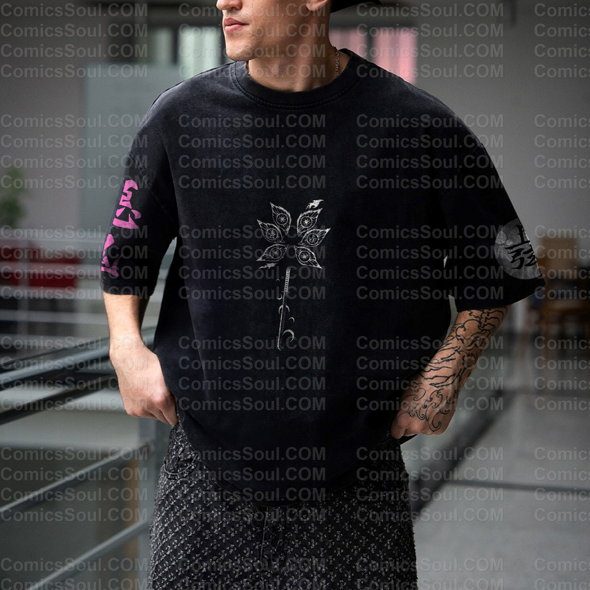 Unisex Anime Inspired Vintage T-Shirt| KNY