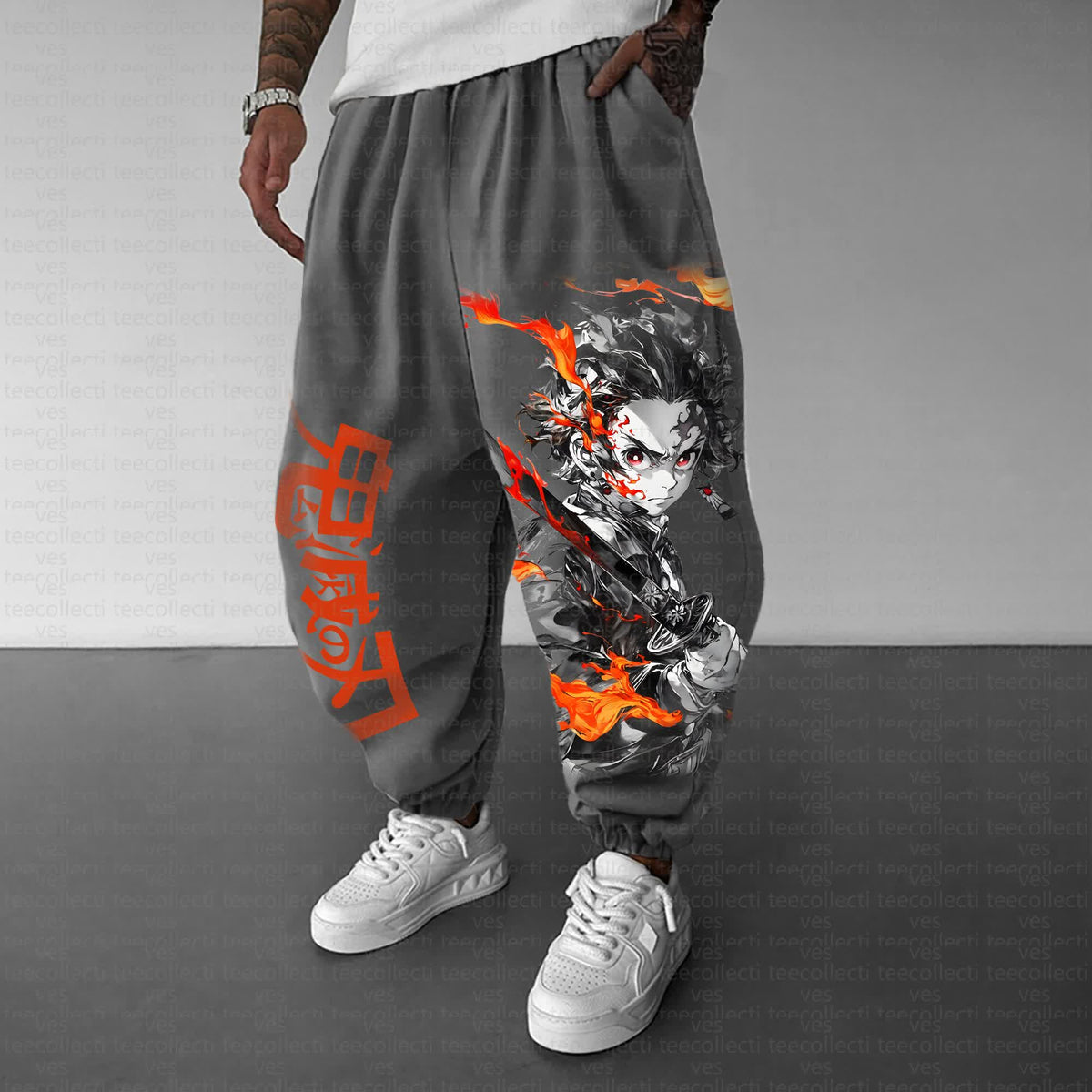 Unisex Anime Inspired Vintage Pants丨KNY